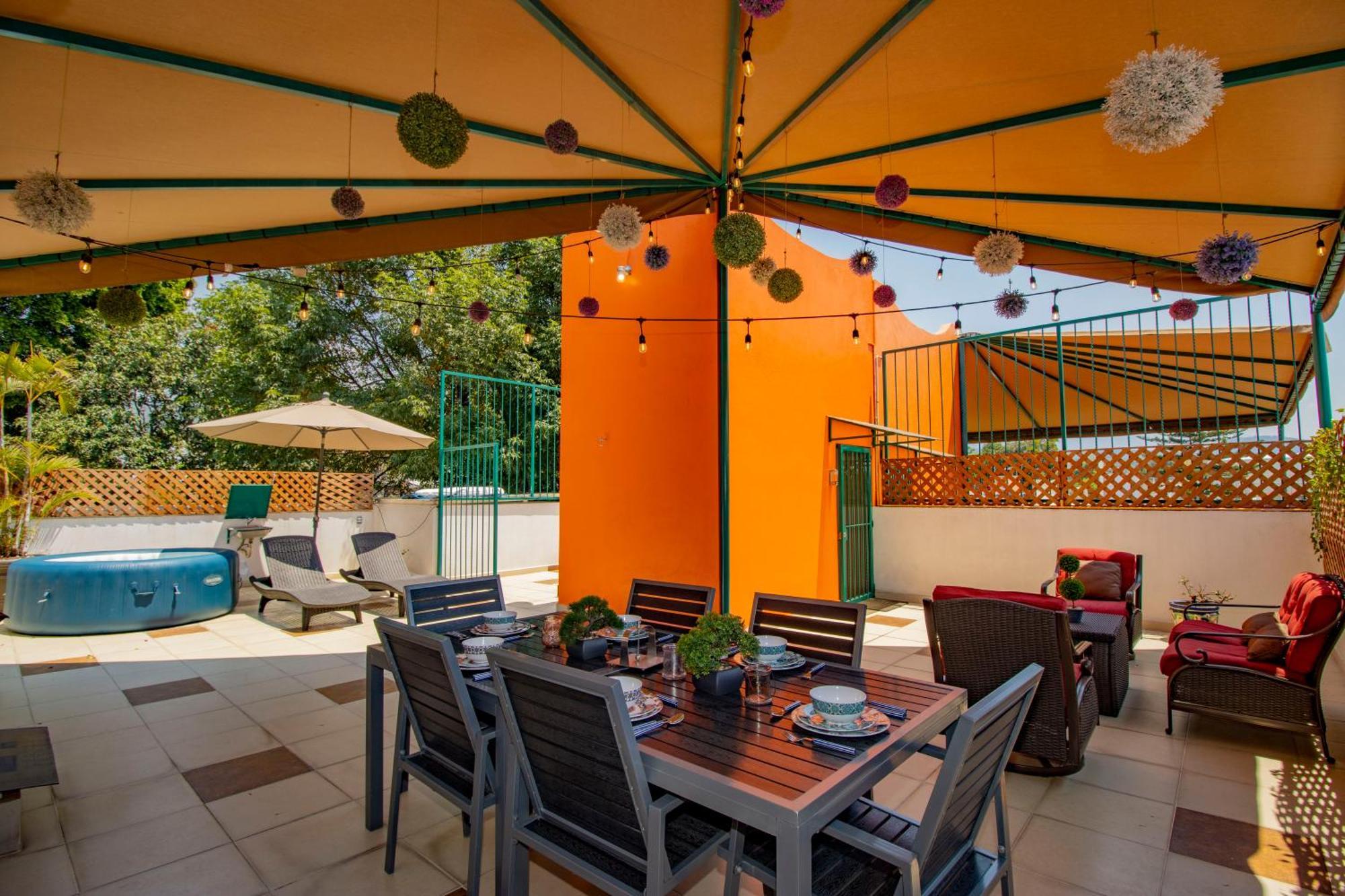 Villa New! Bamboo Rooftop à Cuernavaca Extérieur photo